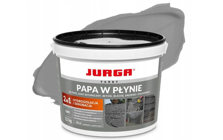 Papa w płynie JURGA 12kg szary