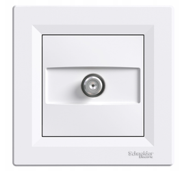 Gniazdo SAT końcowe SCHNEIDER Asfora biały EPH3700121