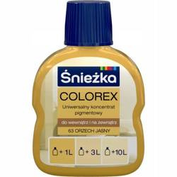 Pigment do farb ŚNIEŻKA COLOREX 63 Orzech Jasny 100ml