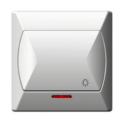 Przycisk dzwonek OSPEL Akcent ŁP-5AS/00 biały