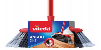 Szczotka z drążkiem VIELEDA Angoli 2w1 profilowana