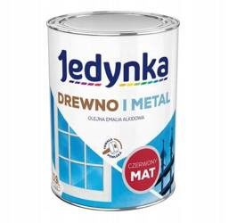 Farba do drewna i metalu JEDYNKA czerwony mat 0,9L
