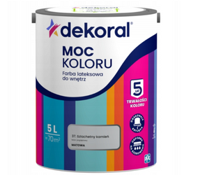 Farba lateksowa DEKORAL MOC KOLORU szlachetny kamień 5L