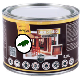 Lakierobejca HARTZ LACK zieleń trawiasta półmat 0,35L