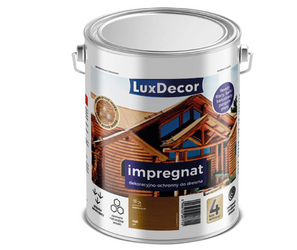 Impregnat dekoracyjno-ochronny LUXDECOR Dąb 2,7L