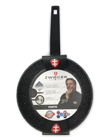 Patelnia ZWIEGER FORTE 24cm powłoka granitowa
