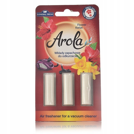 Wkład zapachowy do odkurzacza General Fresh Arola 3szt. mix zapachów