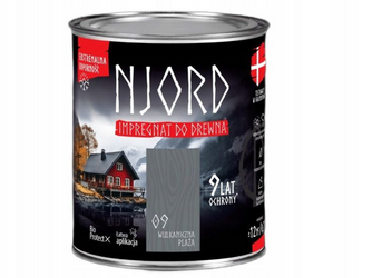 Impregnat elewacji drewna NJORD wulkaniczna plaża 2,5L