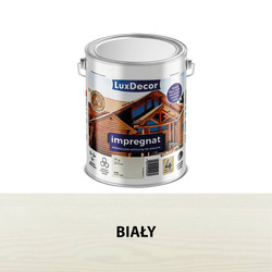 Impregnat dekoracyjno-ochronny LUXDECOR Biały 1L