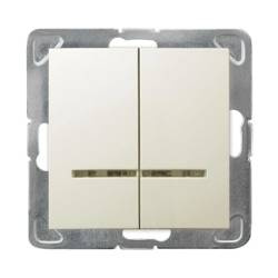 Łącznik świecznikowy OSPEL Impresja ŁP-2YS/m/27 ecru