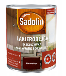 Lakierobejca ekskluzywna SADOLIN dąb ciemny 0,75L