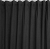 Zasłona gotowa welwetowa CASUAL CHIC BLACK 140x270 cm czarny na taśmie