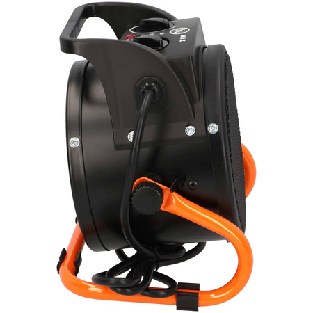 Nagrzewnica elektryczna okrągła z termostatem i wentylatorem Tresnar 7111 2kW