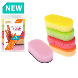 Gąbka do naczyń RAVI Fuego 5szt.