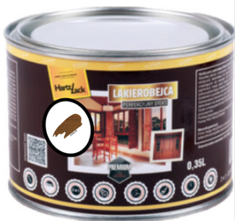 Lakierobejca HARTZ LACK orzech półmat 0,35L