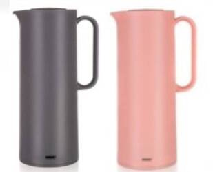 Termos plastikowy BANQUET MATTY 1L szary, różowy