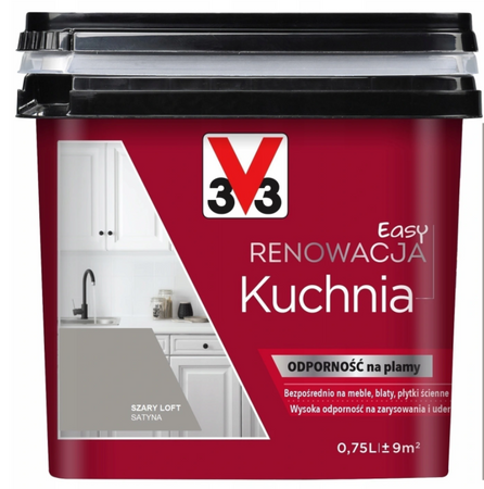 Renowacja meble kuchenne V33 szary loft 750ml 