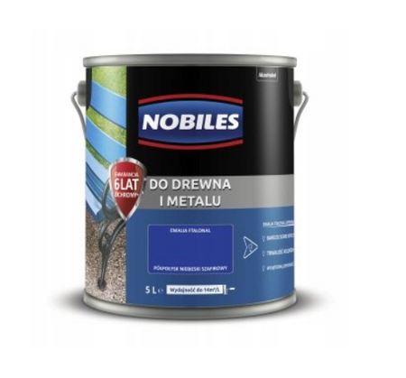 Farba NOBILES FTALONAL niebieski szafirowy półpołysk 5L 