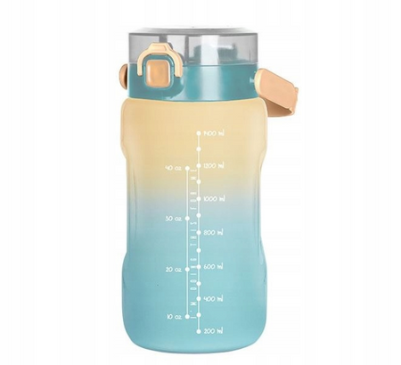 Bidon na wodę TITIZ z miarka i blokada 1500ml różne kolory