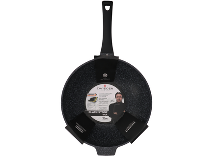 Patelnia głęboka WOK ZWIEGER BLACK STONE 32cm