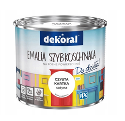 Emalia DEKORAL AKRYLUX czysta kartka 0,5L