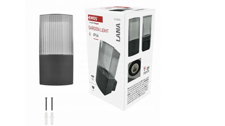 Lampa naścienna Garden LANA 22 cm, na żarówkę E27 max 25W, IP54