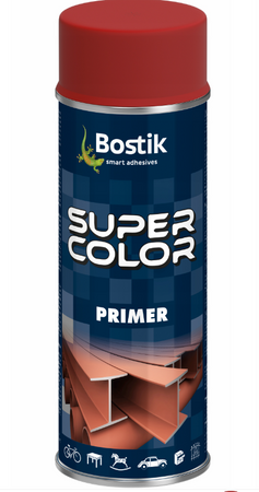 Lakier  antykorozyjny BOSTIK SUPER COLOR Primer czerwona 0,4L