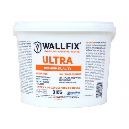 Klej do tapet gotowy WALLFIX ULTRA  PREMIUM  QUALITY 3kg