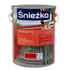 Podkład Antykorozyjny ŚNIEŻKA UREKOR S czerwony 5L