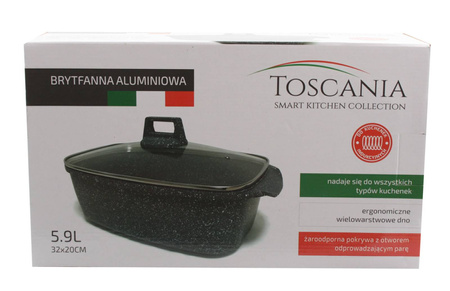 Brytfanna aluminiowa TOSCANIA 5,9L 32X20