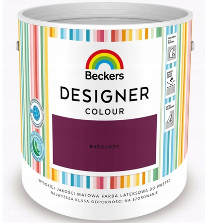 Farba BECKERS DESIGNER COLOUR Burgundy 2,5L