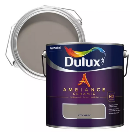 Farba ceramiczna DULUX Ambiance Ceramic City Grey 2,5L