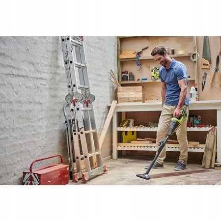 Odkurzacz ręczny RYOBI 18V z zestawem do czyszczenia podłóg R18HVF-0