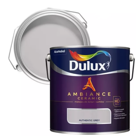 Farba ceramiczna DULUX Ambiance Ceramic Authentic Grey 2,5L