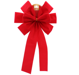 Kokarda Bożonarodzeniowa 22cm czerwona