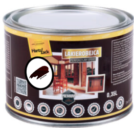 Lakierobejca HARTZ LACK palisander półmat 0,35L