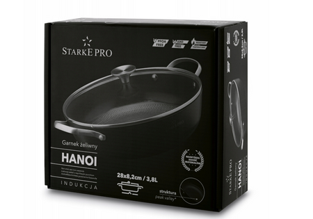 Garnek żeliwny STARKEPRO HANOI 3,8L 28cm