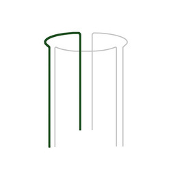 Podpora pierścieniowa do roślin 1/3 koła śred.40cm / wys.75cm BRADAS TYRP34075