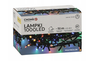 Lampki choinkowe 1000LED Multikolor 50M IP44