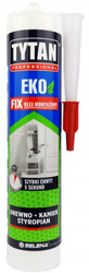 Klej montażowy uniwersalny ekologiczny TYTAN EKO FIX biały 290 ml