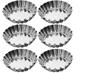 Foremki do babeczek tartaletek GALICJA Platino 9cm 6szt.