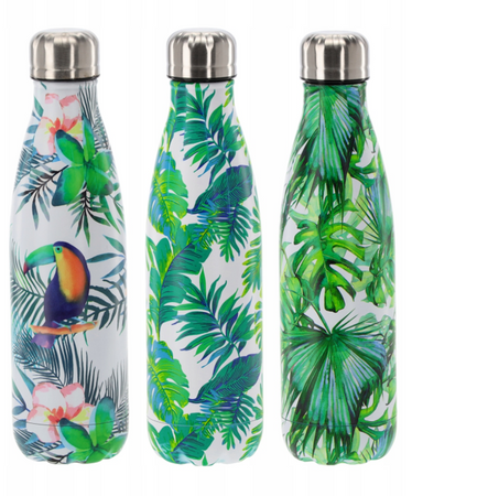 Butelka termiczna TROPICO 0,5L różne wzory