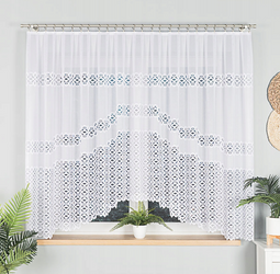 Firanka żakardowa ADRIANNA biała 300x160cm