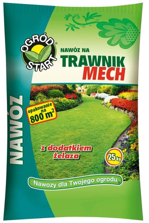 Nawóz do trawnika z mchem OGRÓD START 25kg