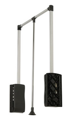 Pantograf z gazowym podnośnikiem 875mm-1200mm, stalowy-czarny