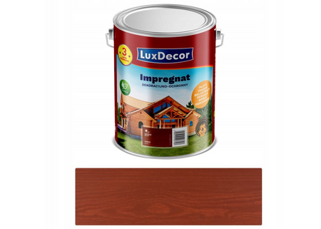 Impregnat dekoracyjno-ochronny LUXDECOR Mahoń 9L