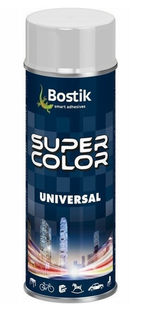 Lakier uniwersalny BOSTIK SUPER COLOR biały połysk 0,4L
