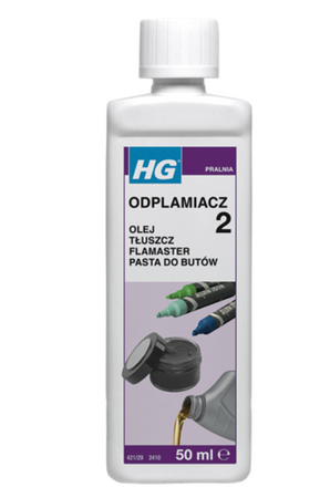 Odplamiacz Środek do usuwania tłustych plam z odzieży HG 50ml