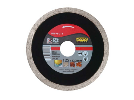 Tarcza diamentowa pełna 230mm MODECO EXPERT MN-78-215