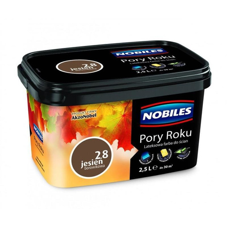 Farba Nobiles mat lateksowa Pory Roku jesień borowikowa 2,5L